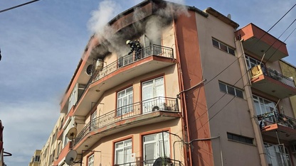Milas'ta evde çıkan yangın söndürüldü