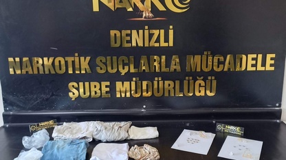 Denizli'de midesinde uyuşturucu tespit edilen şüpheli tutuklandı