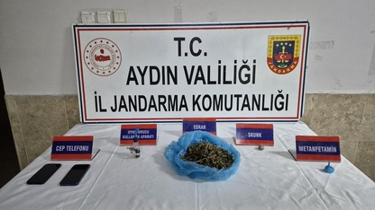 Nazilli'de uyuşturucu operasyonunda 2 kişi yakalandı