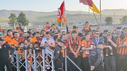 Galatasaray kafilesi Bodrum'a geldi