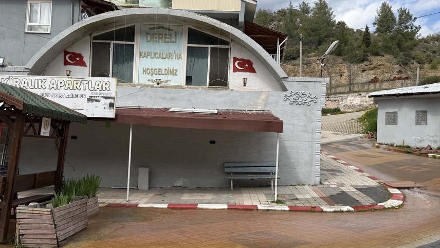 Emet'teki kaplıca kaynağında su seviyesi arttı