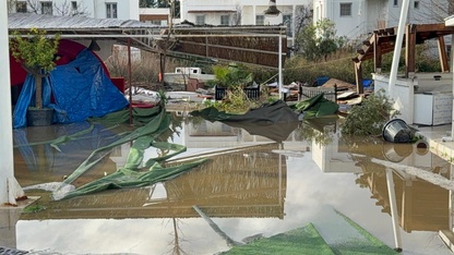 Bodrum ve Marmaris'te sağanağın ardından temizlik çalışması başlatıldı