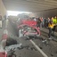 Uşak'ta üç otomobilin çarpışması sonucu 3 kişi yaralandı
