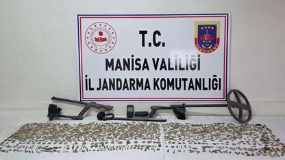 Manisa'da 2 bin 580 sikke ele geçirildi