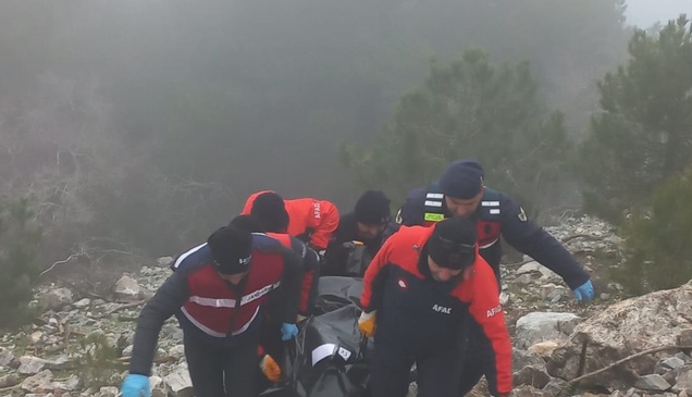 Aydın'da uçurumda ceset bulundu