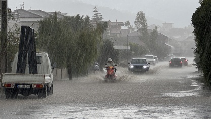 Marmaris'te sağanak etkili oldu