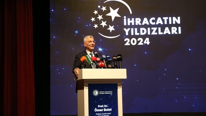 Ticaret Bakanı Ömer Bolat, Denizli'de "İhracatın Yıldızları Ödül Töreni"nde konuştu: