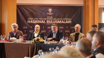 AK Parti'li Saygılı sivil toplum kuruluşlarının temsilcileriyle bir araya geldi