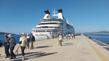 Bodrum'a "Star Legend" kruvaziyeriyle 274 turist geldi