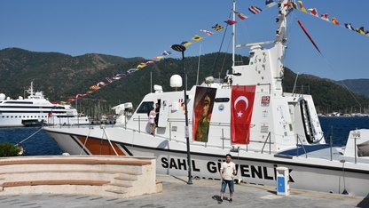 Marmaris'te TCSG-310 botu ziyaret edildi
