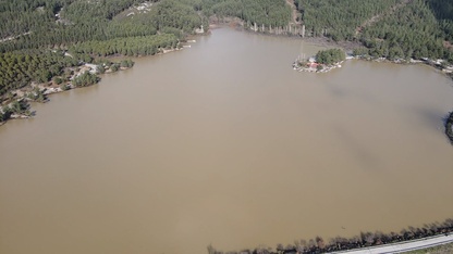 Muğla'daki Ula Göleti'nin su seviyesi son yağışlarla eski günlerine döndü