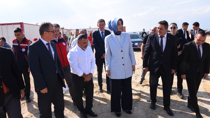 Afyonkarahisar Valisi Yiğitbaşı, OTB alanında incelemede bulundu