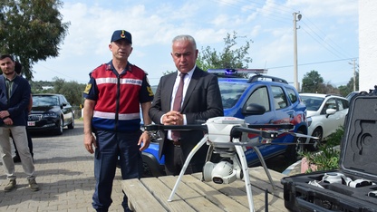 Bodrum'da orman yangınlarına karşı havadan ve karadan denetim yapılıyor