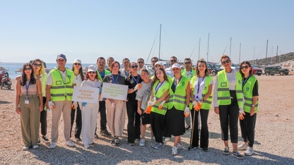 Bodrum'da deniz çöpü izleme programının dördüncüsü yapıldı