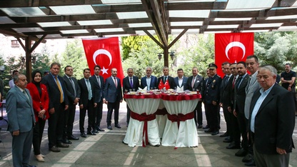 Uşak'ta bayramlaşma programı düzenlendi