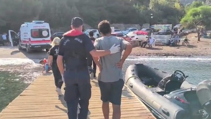 Fethiye açıklarında yatta rahatsızlanan kişiye tıbbi tahliye