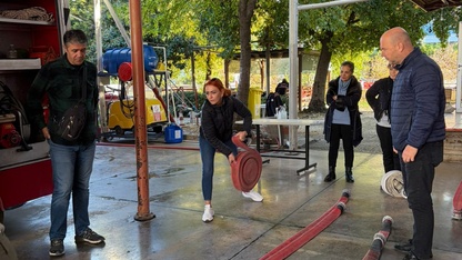 Muğla'da gönüllü itfaiyecilik eğitimleri sürüyor