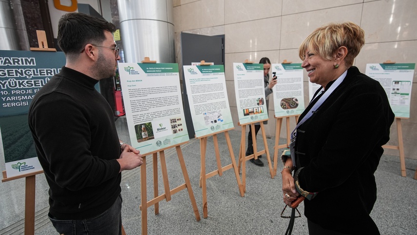 "Tarım Gençlerle Yükseliyor Proje Fikri Yarışması"nın kazananlarına ödül