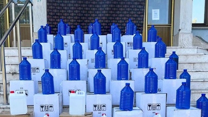Denizli'de 642 litre etil alkol ele geçirildi