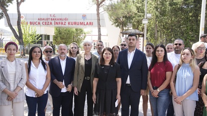 CHP'li Gökçen, İzmir Buca Ceza İnfaz Kurumu'nda Aslanoğlu, Soyer ve Çalık'ı ziyaret etti 