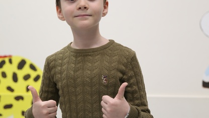 Lösemi hastası 9 yaşındaki Taha Mert bir yıllık hastane tedavisiyle sağlığına kavuştu