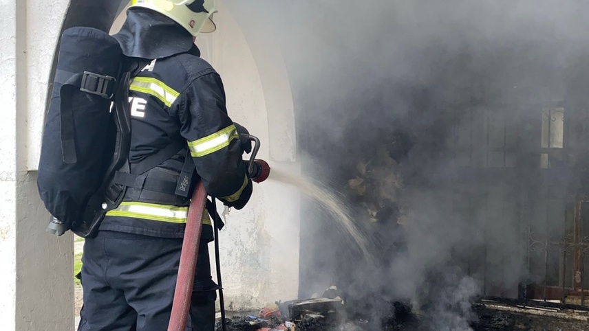 Bodrum’da evin balkonunda çıkan yangın söndürüldü