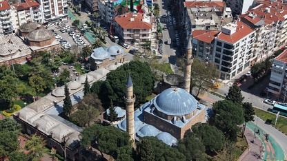 Manisa'da Mesir Macunu Festivali kapsamında duvarlar renklendi