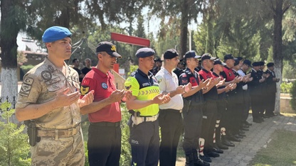 Aydın'da jandarmadan şehitlik ziyareti
