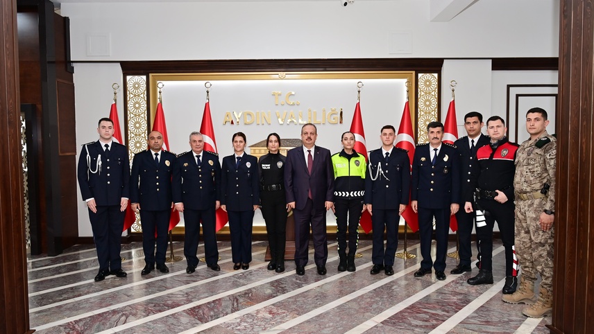 Aydın Emniyet Müdürü Erdoğan'dan Vali Canbolat'a ziyaret