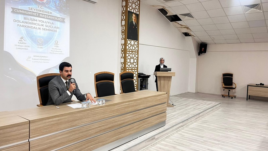 Seydikemer'de lise öğrencileri dolandırıcılık olaylarına karşı bilgilendirildi