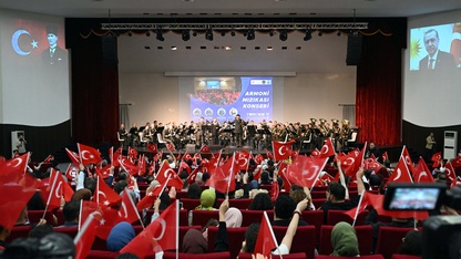 MSB Armoni Mızıkası Afyonkarahisar'da konser verdi