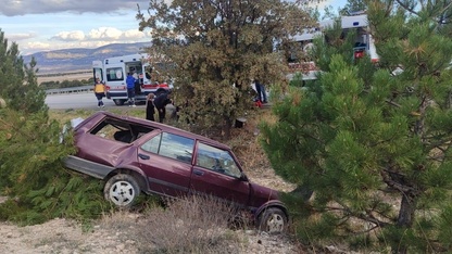Afyonkarahisar'da trafik kazasında 4 kişi yaralandı