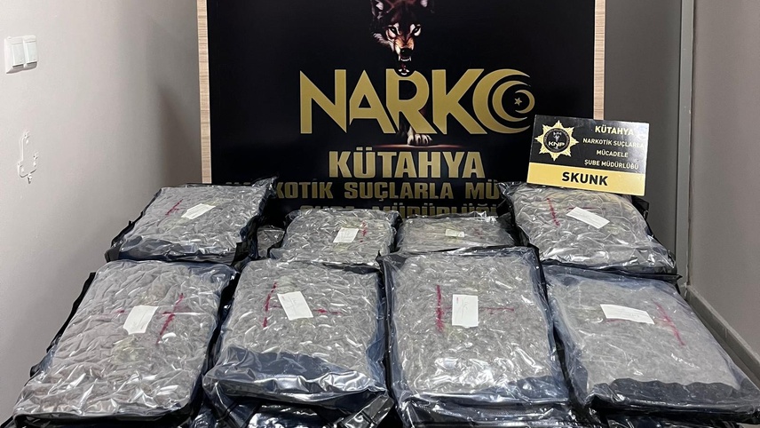 Kütahya'da uyuşturucu operasyonunda 12 zanlı tutuklandı