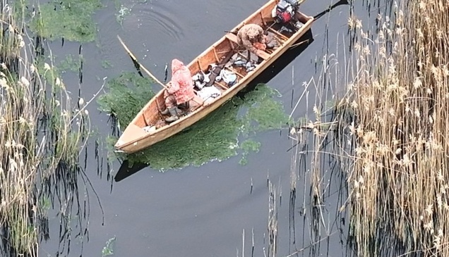 Afyonkarahisar'da gölde kaçak avcılık yapan 4 kişiye para cezası