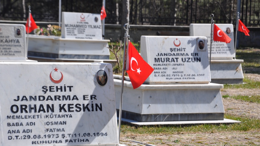 Kütahya'da şehitliklerde bakım ve onarım çalışmalarına başlandı