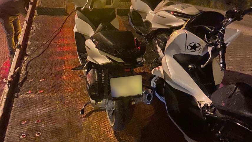 Muğla'da abartı egzozlu ve plakasız motosikletlerle yarışan 3 kişinin ehliyeti iptal edildi