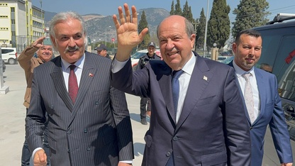 KKTC 5. Cumhurbaşkanı Tatar, Söke'de temaslarda bulundu