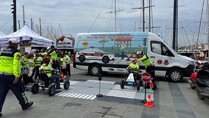 Bodrum'da Trafik Haftası kapsamında etkinlik gerçekleştirildi