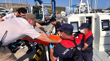 Muğla açıklarında 2 kişiye tıbbi tahliye yapıldı