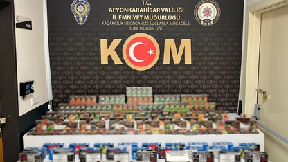 Afyonkarahisar'da 6 bin makaron ele geçirildi