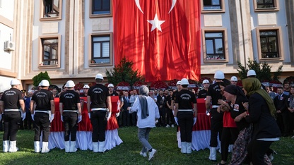 Orman yangınında şehit olan Denizlili 2 orman işçisi son yolculuğuna uğurlandı