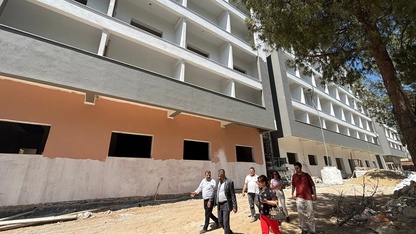 Aydın'da huzurevi binasının yapımında sona yaklaşıldı