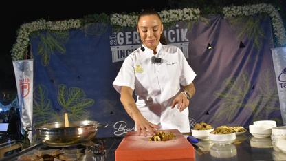 Germencik'teki festivalde incir tatlıları yarıştı