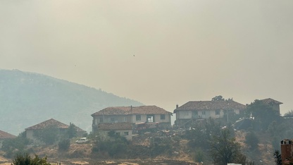 Uşak'ta çıkan orman yangınına müdahale sürüyor