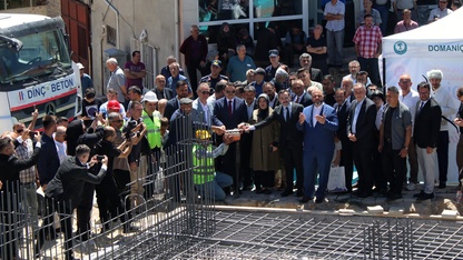 Kütahya'nın Domaniç ilçesinde Sultan Alaaddin Camisi'nin temeli atıldı