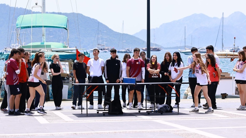 Marmaris'te Yeşilay Masa Tenisi Turnuvası başladı