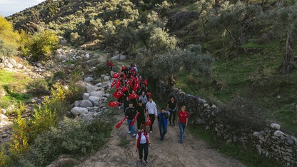 Aydın'da Cumhuriyet Bayramı dolayısıyla doğa yürüyüşü düzenlendi