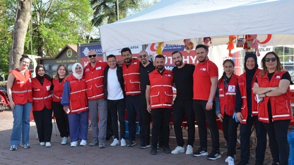 Tavşanlı'da Türk Kızılayı tarafından kan bağışı kampanyası yapıldı