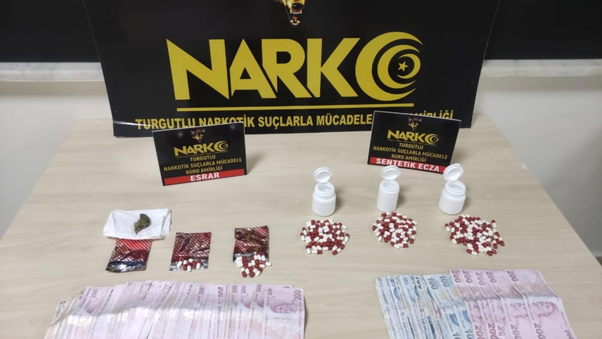 Manisa'da uyuşturucu operasyonunda 2 şüpheli tutuklandı