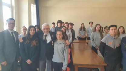 Datça'da Gaziler Gençlik Yılı kapsamında öğrencilerle buluştu